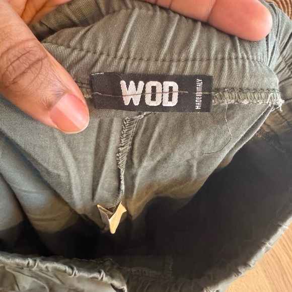WOD made in Italy Mens Olive Green Pants - Picture 5 of 7